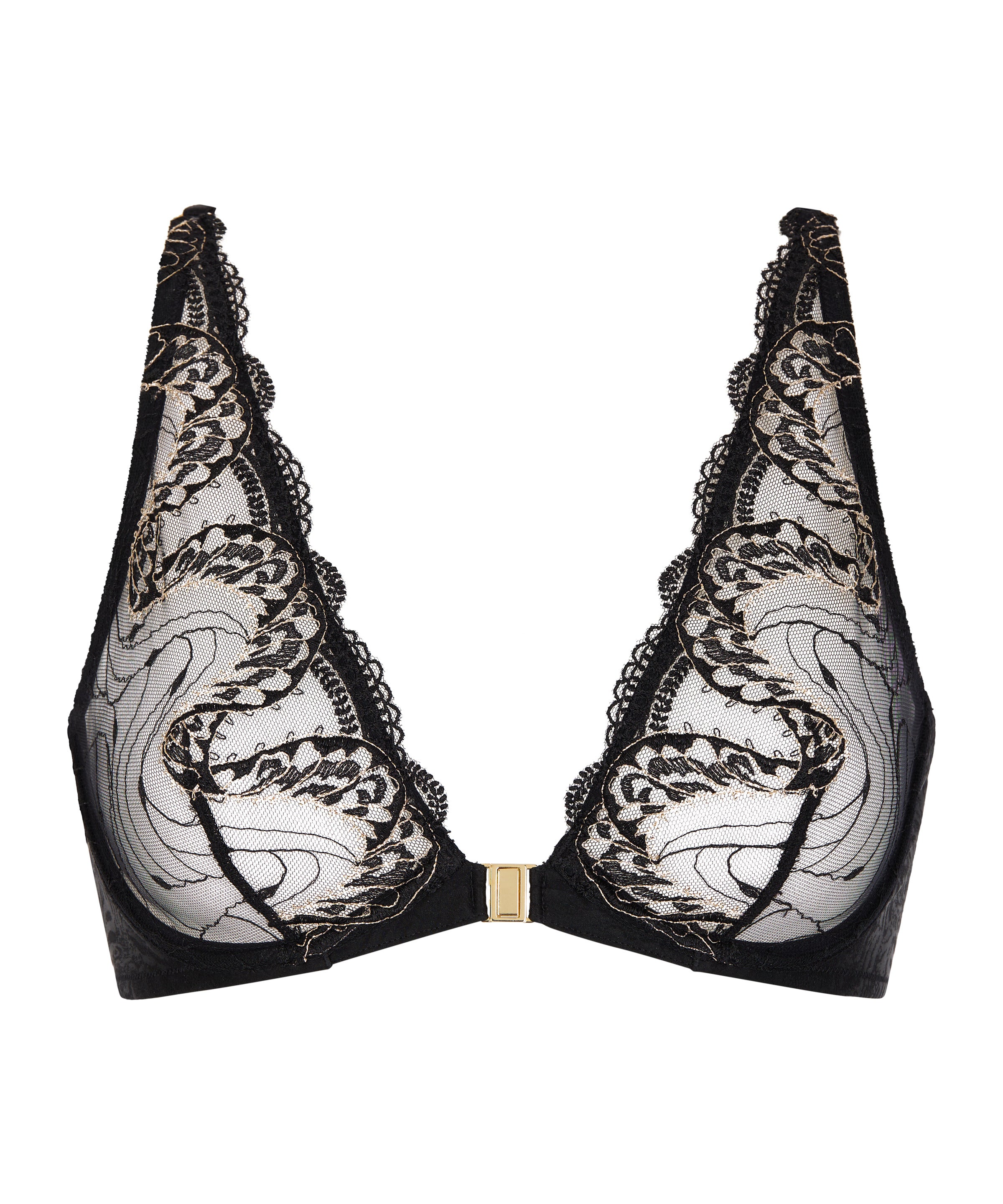 Splendor of Senses Soutien-gorge Triangle avec armatures Hypnotic Black
