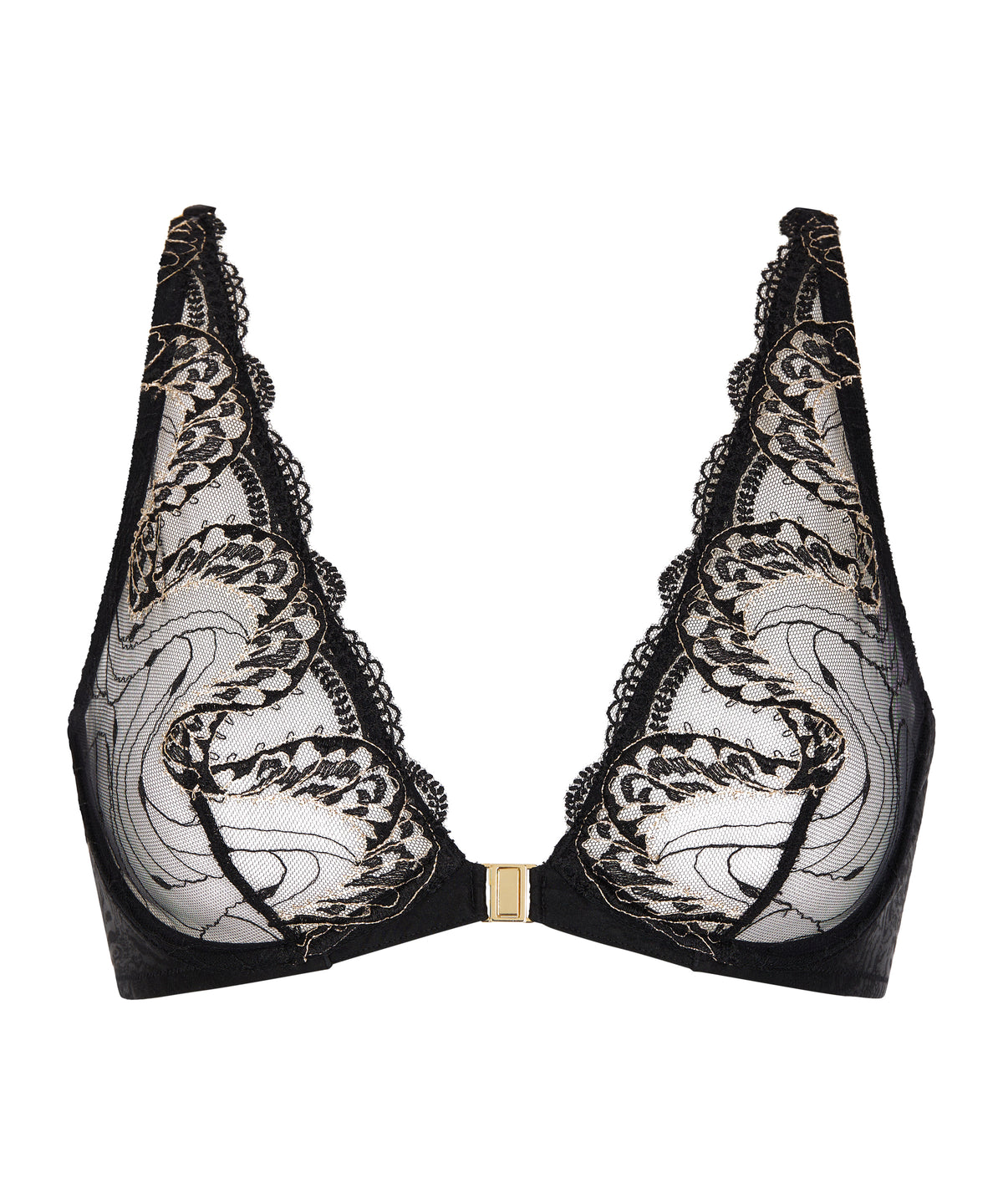Splendor of Senses Soutien-gorge Triangle avec armatures Hypnotic Black