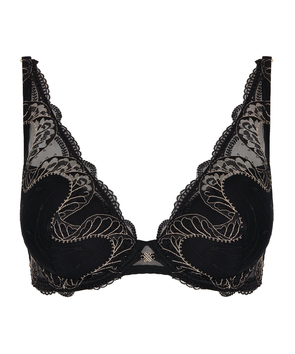 Splendor of Senses Soutien-gorge Plunge foulard Hypnotic Black
