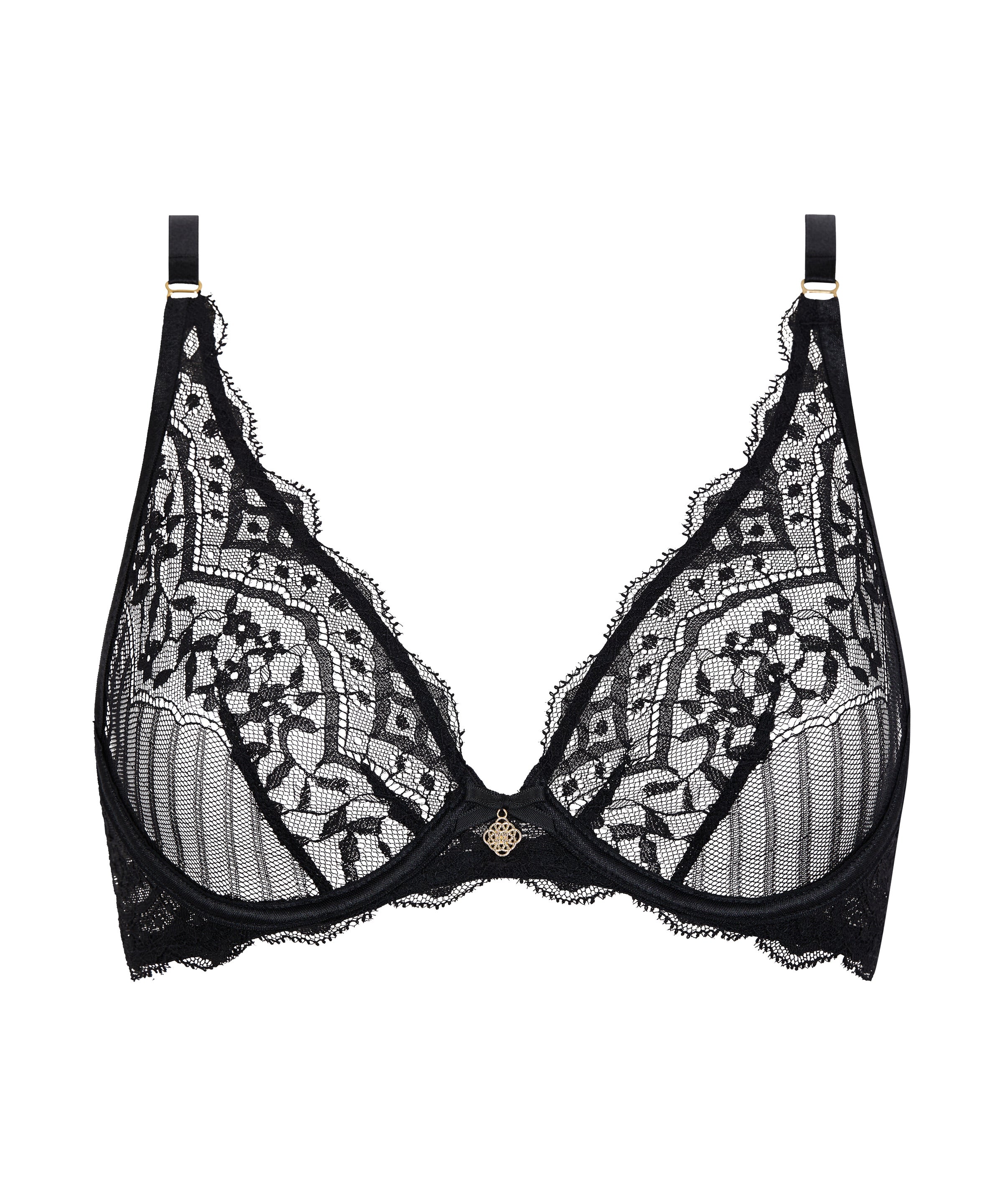 Love Vertigo Soutien-gorge Triangle avec armatures Black