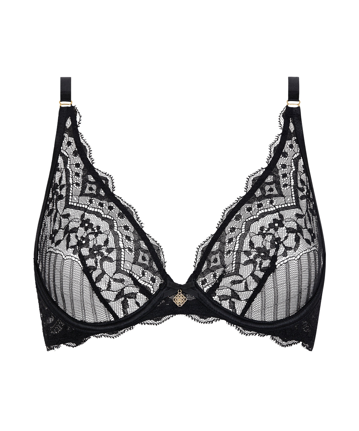 Love Vertigo Soutien-gorge Triangle avec armatures Black