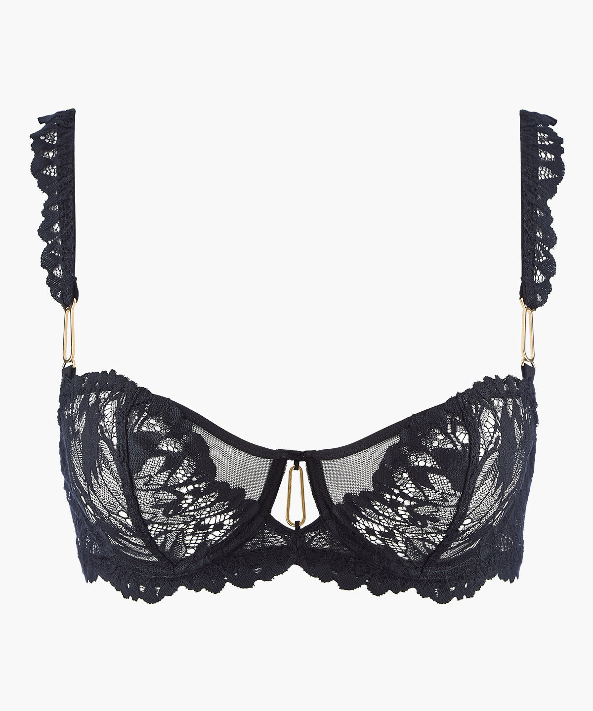 Flowermania Soutien-gorge Corbeille avec armatures Noir