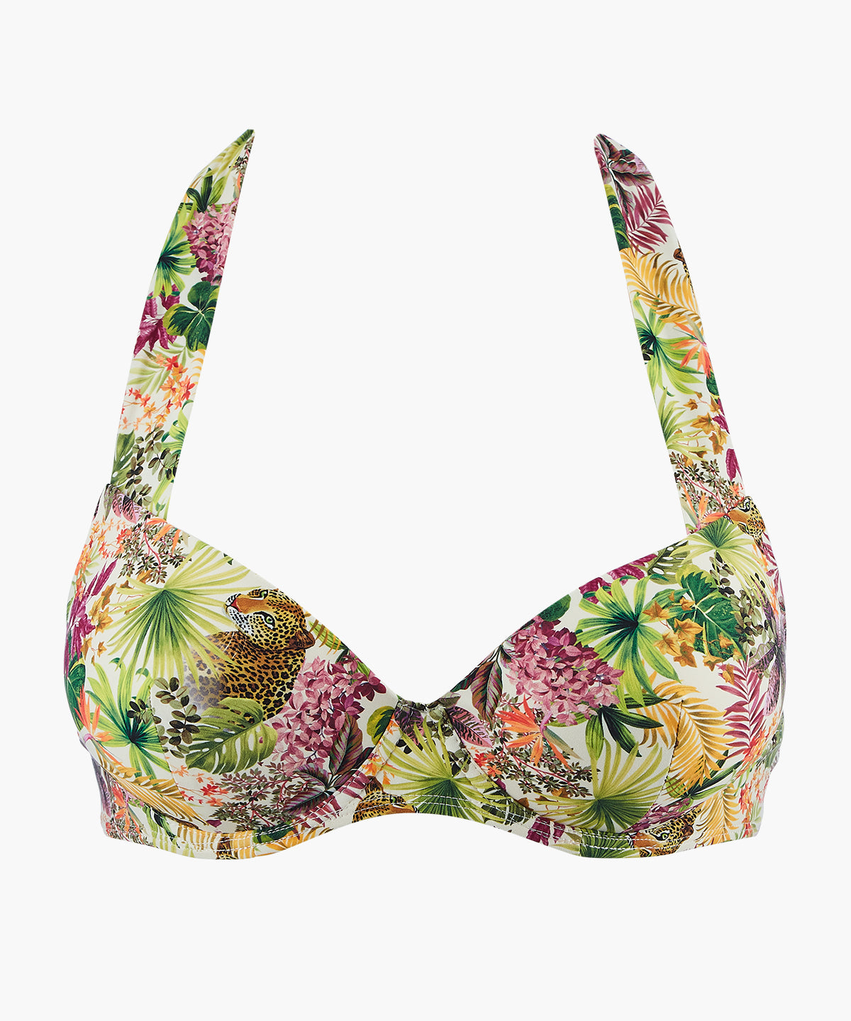 Exotic Fever Haut de maillot de bain Push-up coques Tropicale Light