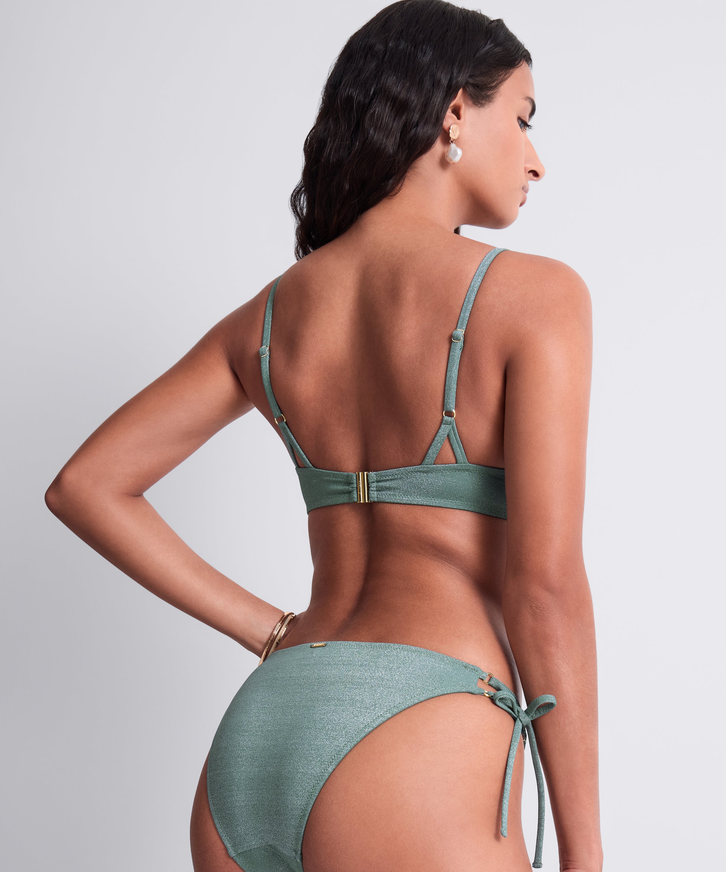 Summer Glow Bas de maillot de bain taille basse Aqua