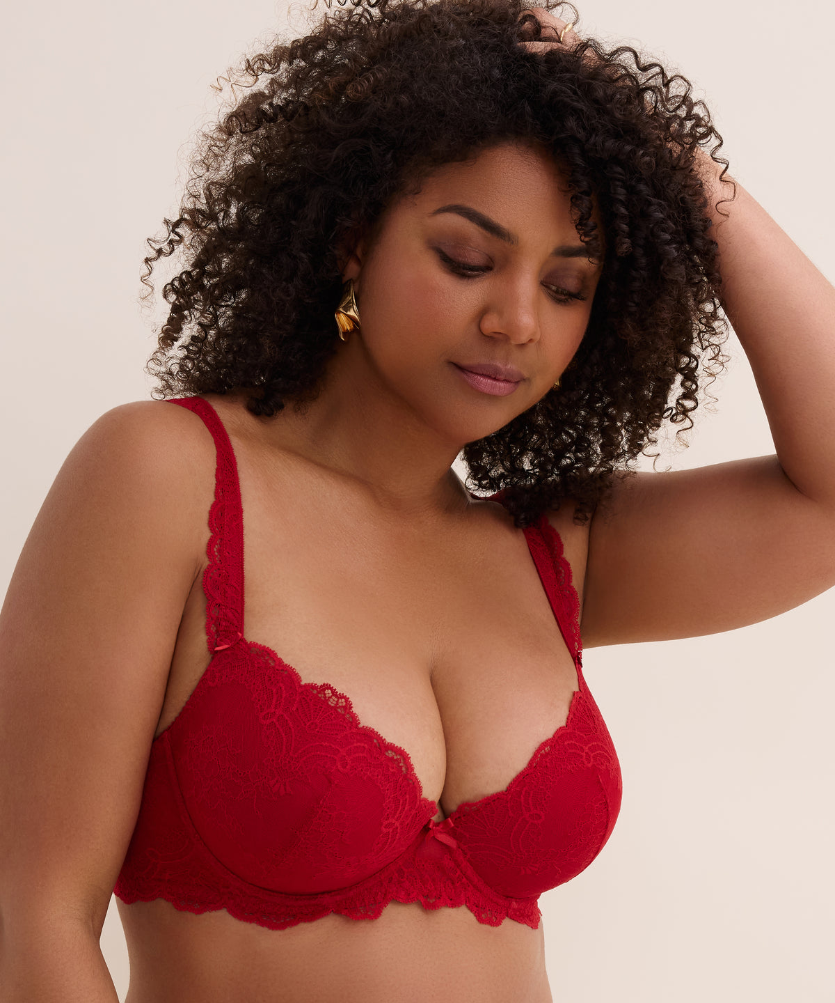 Danse des Sens Soutien-gorge Push-up coques Irresistible Red