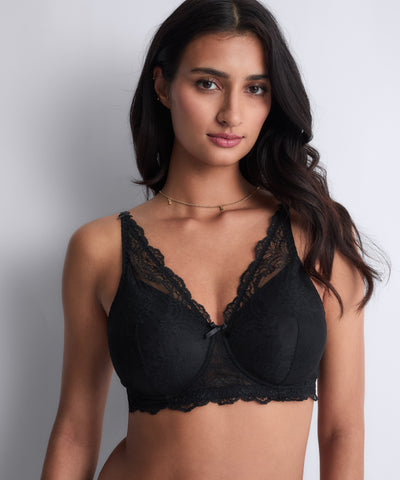 Danse des Sens Soutien-gorge Emboîtant souple post opératoire Noir