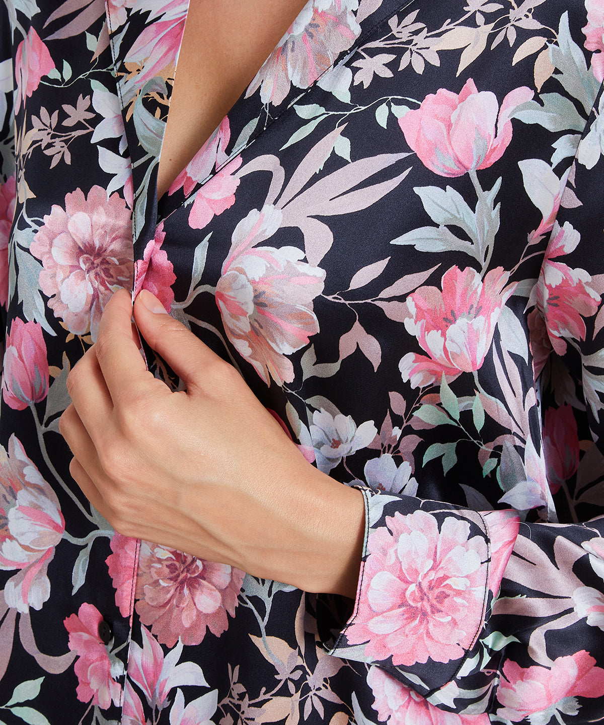 Toi Mon Amour Chemisier Pivoine noire