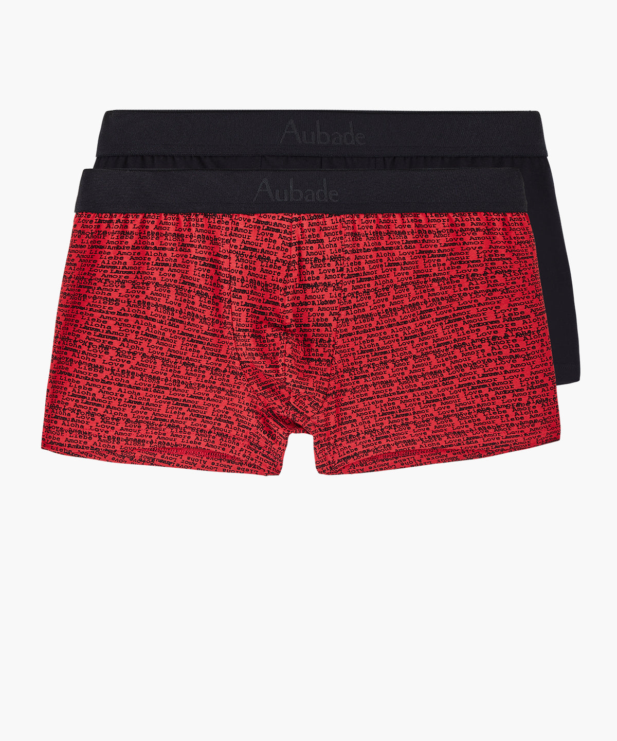 Aubade Homme Pack 2 boxers Love Letters Rouge