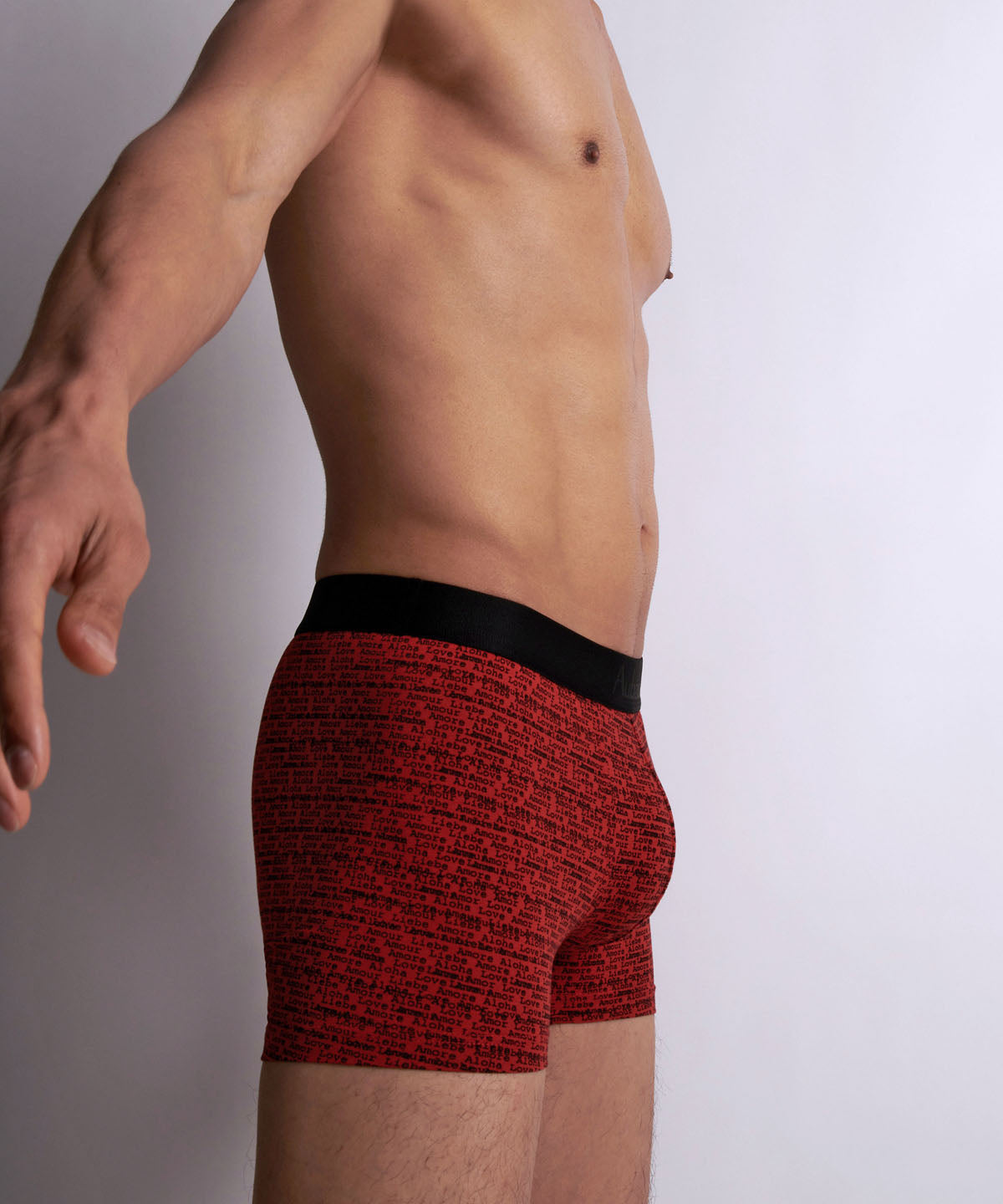 Aubade Homme Pack 2 boxers Love Letters Rouge