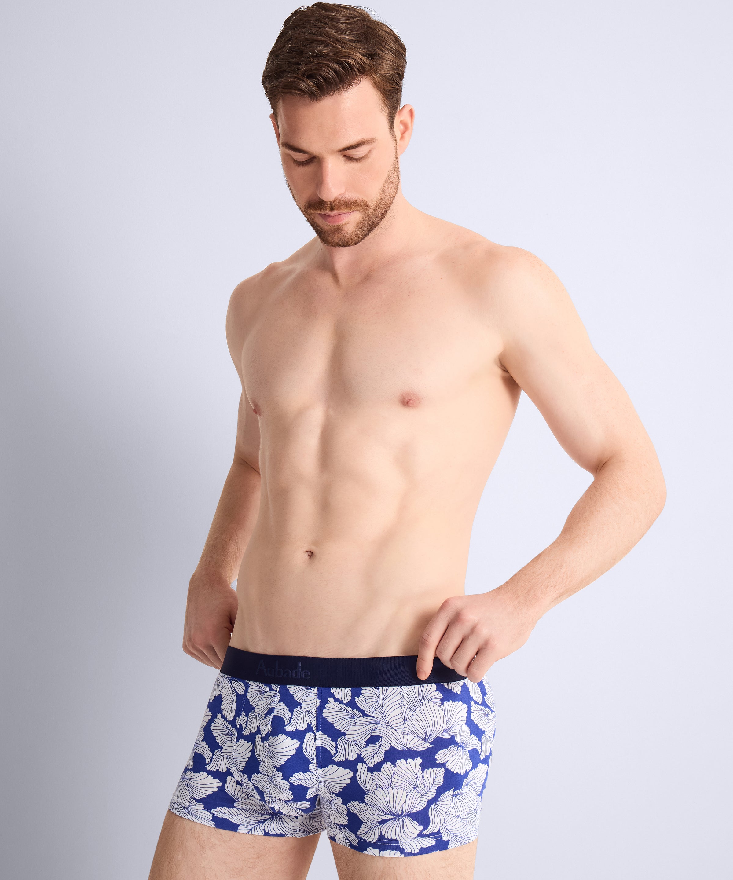 Aubade Homme Boxer trunk Ink Flower